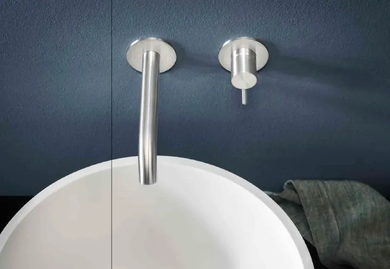 SB Round 316 vestavná umyvadlová baterie Gun Metal PVD 102mm