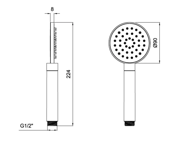 SB Rubinetterie Universale ruční sprchová sada s hadicí a držákem kartáčovaná mosaz zlatá PVD 1208953551