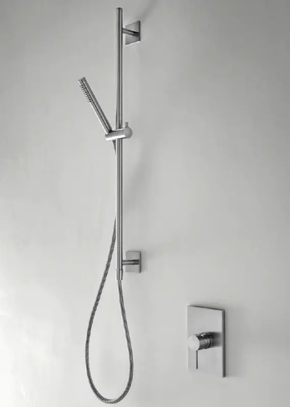 SB 316 Square sprchová sada s ruční sprchou a sprchovou hadicí, nerezová ocel