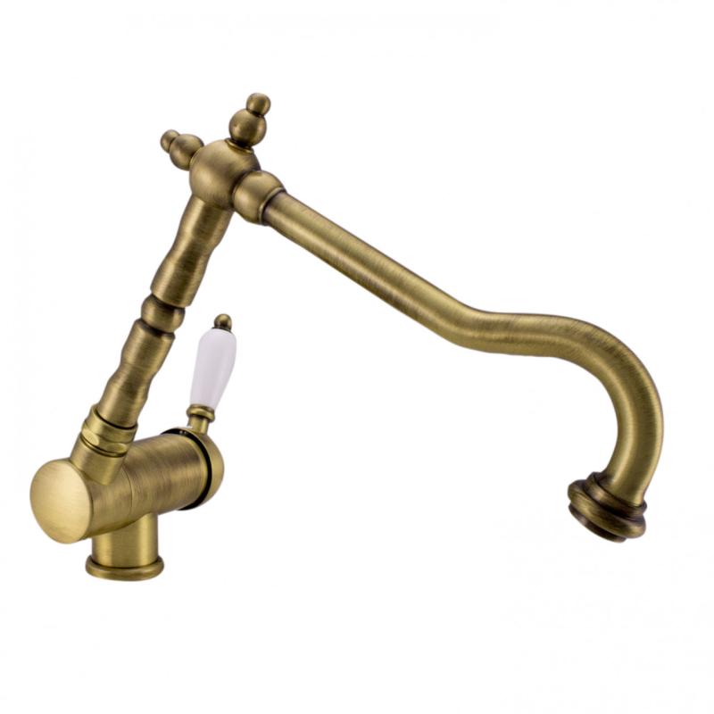 PB Vintage Nostalgická kuchyňská baterie sklápěcí okno bronz 1208953756