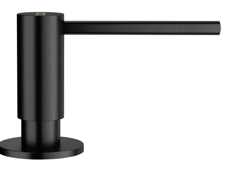 Franke Atlas kartáčovaný černý vestavný dávkovač mýdla 112.0717.102