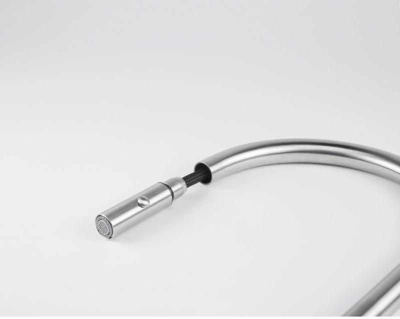 Franke Kuchyňská baterie Eos Neo s výsuvnou sprchovou hlavicí, celonerezová 115.0590.045