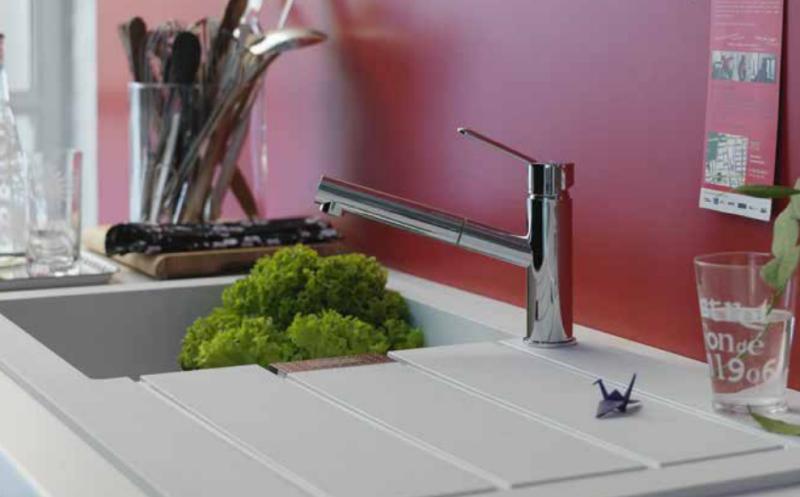 Franke Sirius 2 S2D 651 plastový 1,5 jednoapůltorový dřez s odkapáváním, bílý, nástavba 100x50 143.0634.555