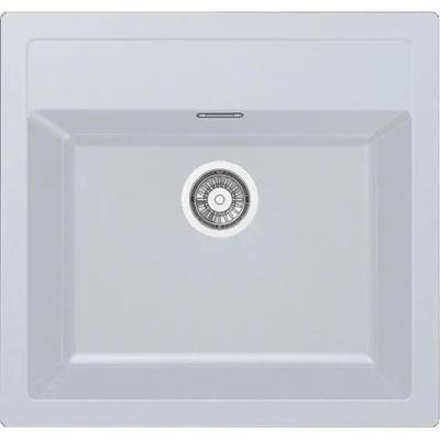 Franke Sirius 2 S2D 610.50 plastový bílý dřez 56x53cm nástěnný s dírou pro kohoutek 114.0568.052