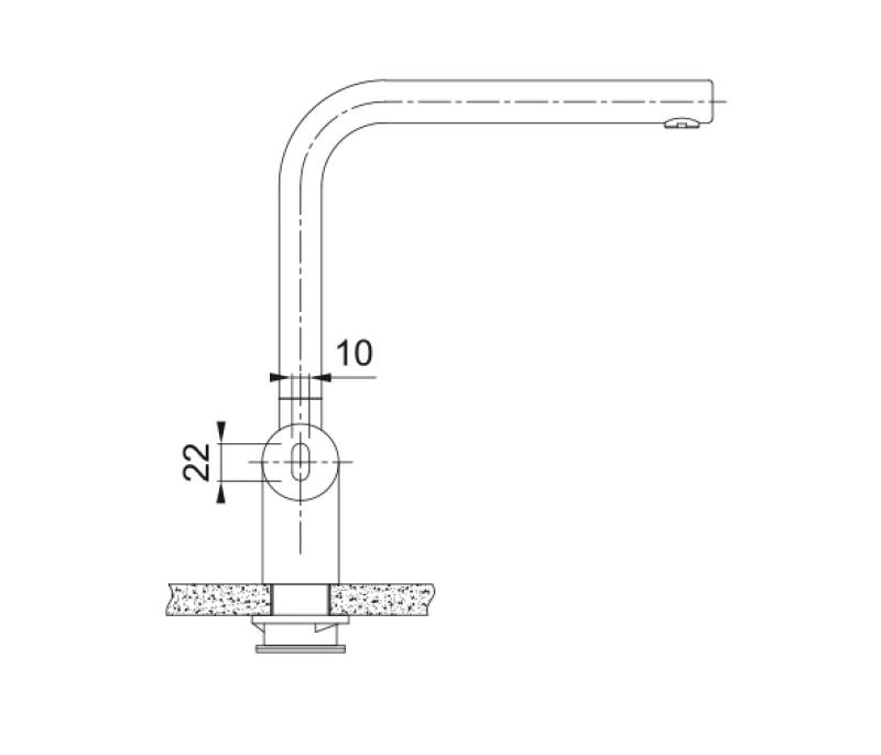 Franke kartáčovaná černá senzorová kuchyňská baterie Atlas Neo s otočným výtokem 115.0625.525