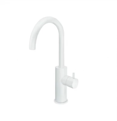 Waterevolution Flow umyvadlová baterie vysoký model matně bílá T1121FUBR