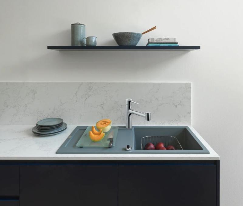 Franke Centro Kuchyňská baterie chrom s výsuvnou sprchou 115.0600.131