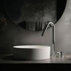 Waterevolution Flow 2-otvorová umyvadlová baterie chrom s vysokým výtokem 120 mm T1122V01