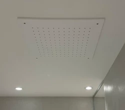 SB Rubinetterie matně bílý corian solid surface vestavěná čtvercová dešťová sprcha stropní sprchová hlavice 40 cm 1208954083