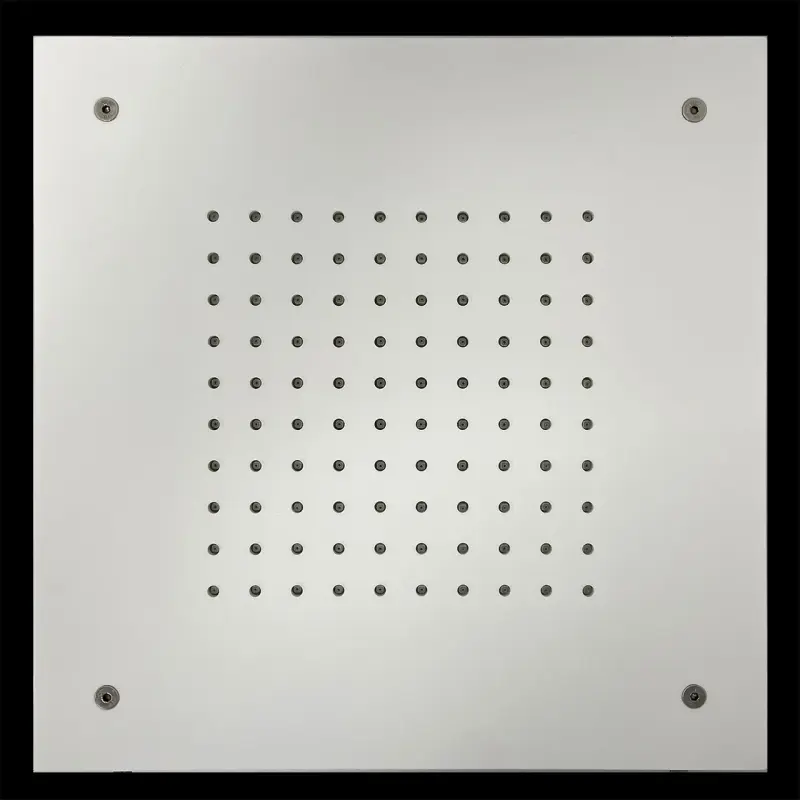 SB Rubinetterie matná bílá corian solid surface vestavěná čtvercová dešťová sprcha stropní sprchová hlavice 50 cm 1208954084