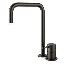 Waterevolution Flow 2-otvorová umyvadlová baterie s vysokým výtokem 222 PVD Gun Metal T122HGME
