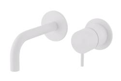 Waterevolution Flow vestavěná umyvadlová baterie bílá výtok 10 cm T116BBR-10