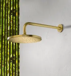 SB Round Sprchový set kartáčovaný mosaz PVD vestavěný kompletní