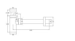 Waterevolution Flow design sifon nerez SIF1IE