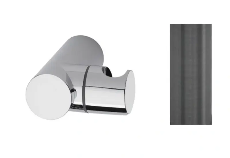 Waterevolution Flow nastavitelný držák ruční sprchy GME Gun Metal T1623GME