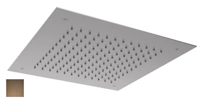 SB Square 316 vestavěná dešťová sprcha 38x38 cm PVD měď 1208955327