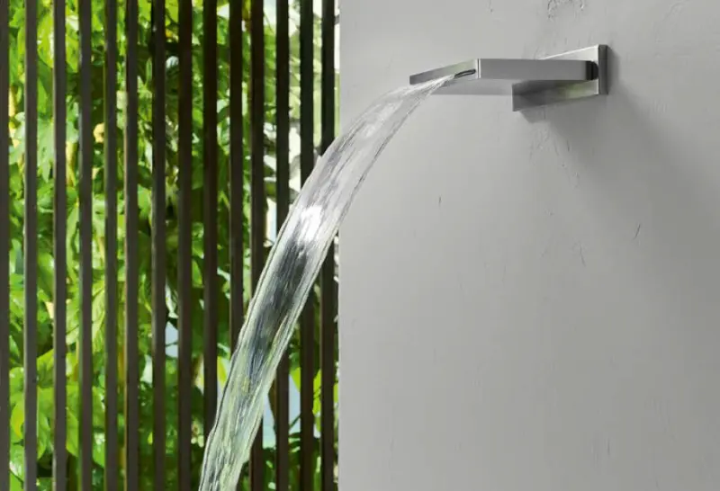 SB 316 Vodopád výtoková hubice nástěnná PVD gun metal 1208955338