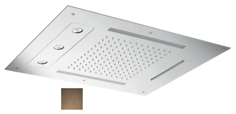 SB Spin Pokušení Chromoterapie Vestavěná Dešťová Sprcha PVD Měď 1208955418