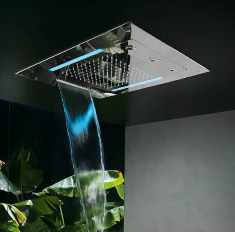 SB Spin Temptation Chromoterapie Dešťová sprcha vestavná PVD zlato 1208955419