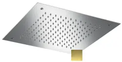 SB Square Chromoterapie vestavná dešťová sprcha PVD Zlato 1208955467