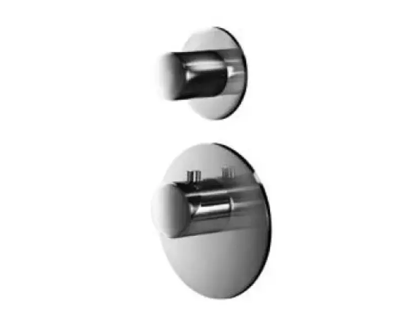 SB Round Sprchový set kartáčovaná nerezová ocel 316 vestavěný kompletní