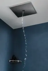 SB Dešťová sprcha s twistovým proudem 38cm čtvercová PVD Měď 1208955630