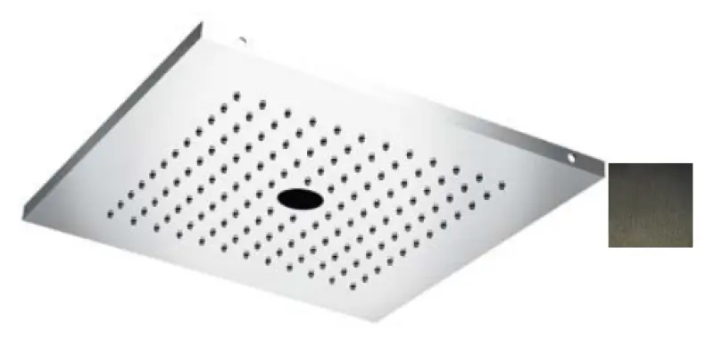 SB dešťová sprcha s twist proudem 38cm čtvercová PVD Gun Metal 1208955631