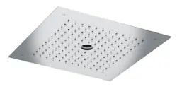 SB vestavná dešťová sprcha do stropu s icicle tryskou 38x38 cm, kompletně z nerezové oceli 1208955633