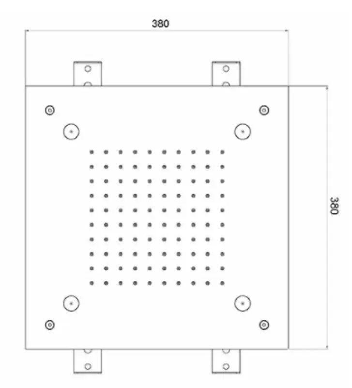 SB Mist Temptation Dešťová sprcha vestavěná čtvercová 2-proudová 38x38cm kompletně nerezová 1208955718