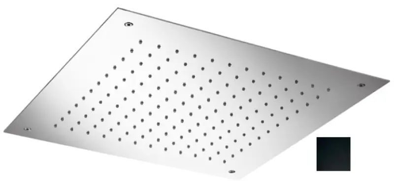 SB Temptation vestavěná dešťová sprcha čtvercová 50x50cm matná černá 1208955776