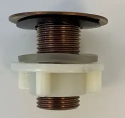 Quadri uzávěr pro otvor na vodovodní baterii černý, černý kryt otvoru 45 mm 1208956045