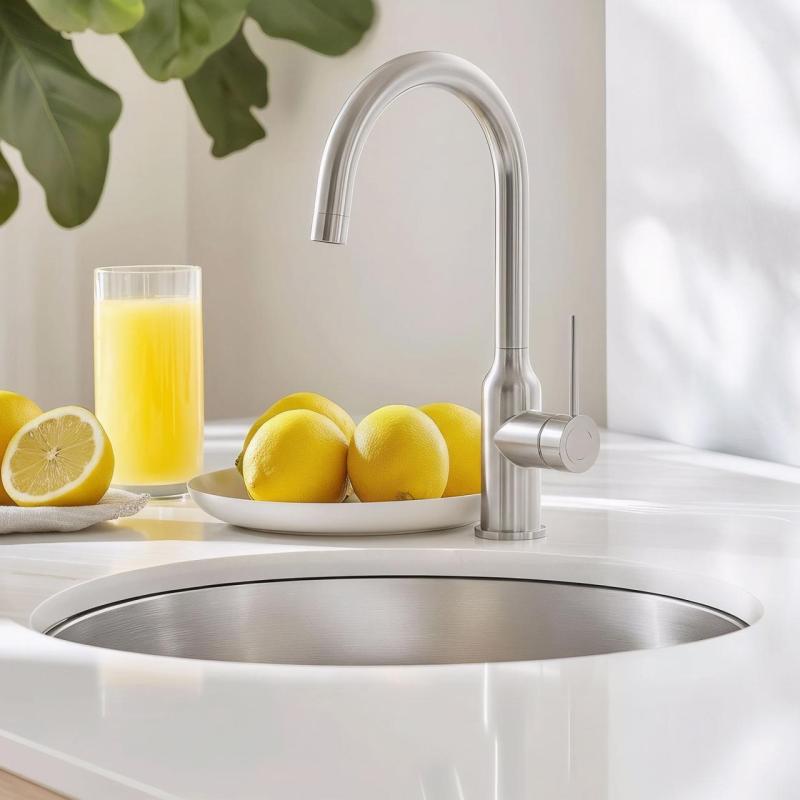 Quadri Stamford kuchyňská baterie chrom s otočným kulatým výtokem 1208956110