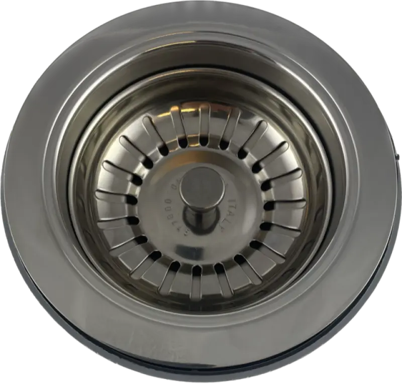 PB klasický chromovaný odtokový set pro kuchyňský dřez s uzavíratelnou sítkem 1208956473