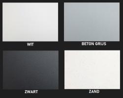 Zwarté vestavné umyvadlo 58x53 cm s otvorem pro baterii a černou zátkou 1208956761