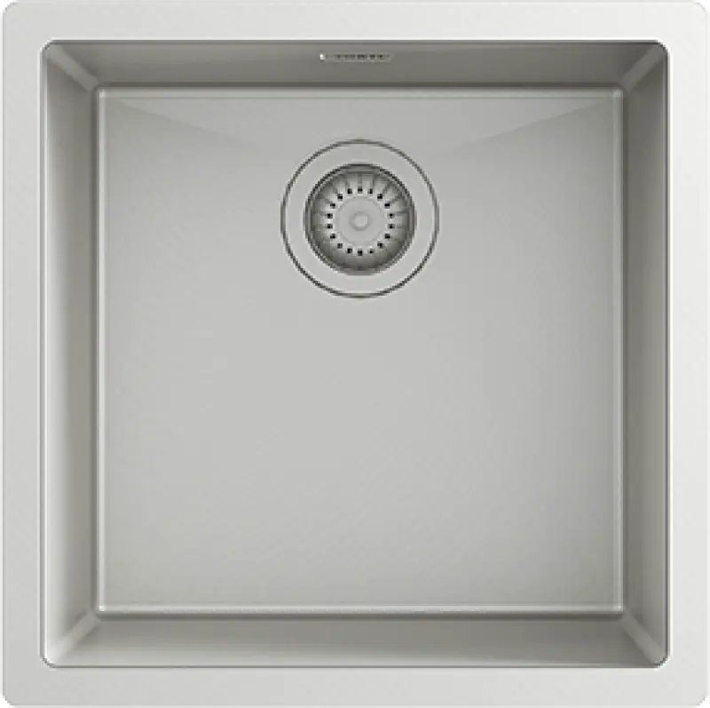 Ausmann Turt RVS dřez PVD NANO 40x40 spodní montáž, horní montáž a vestavěná montáž 1208956947