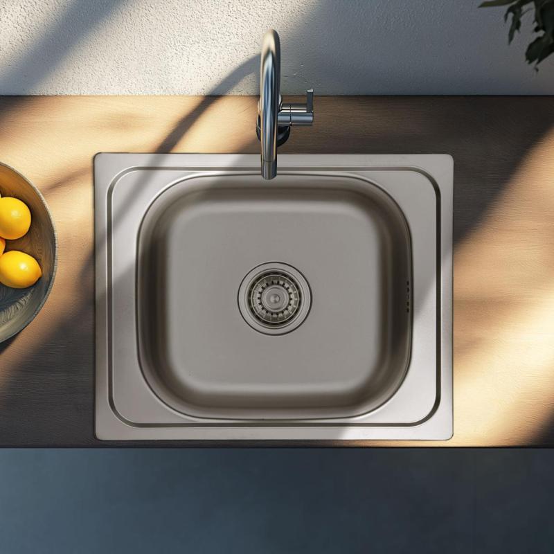 Ausmann Basic nerezový dřez 50x40 cm včetně sifonu 1208956975