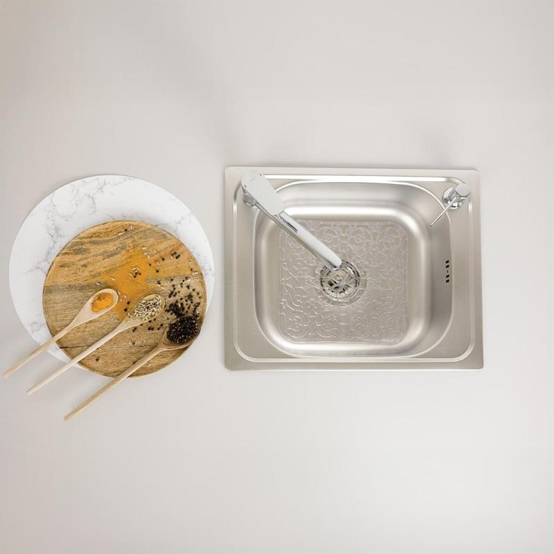 Ausmann Basic lněný vzor nerezová vestavná dřez 50x40 cm včetně sifonu 1208956977