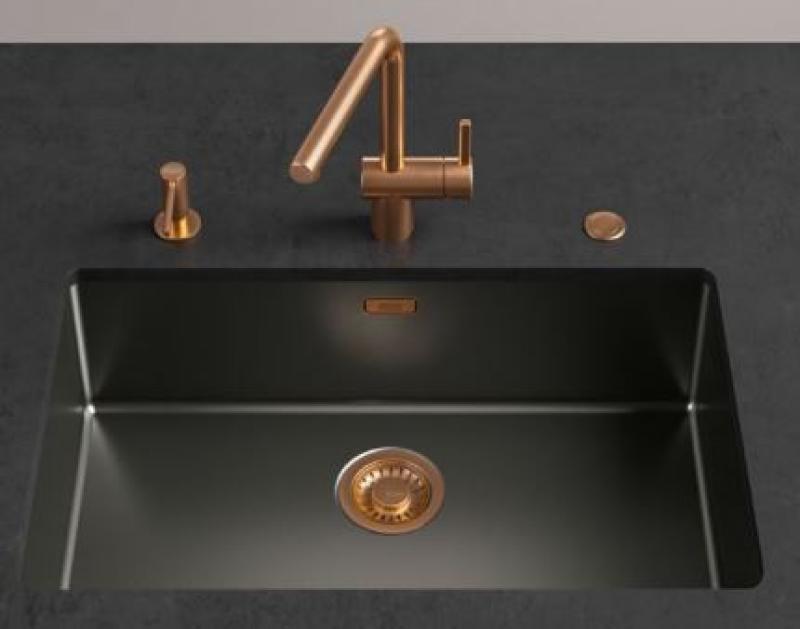 Franke Mythos masterpiece odtoková souprava zlatá s přepadem 112.0652.898