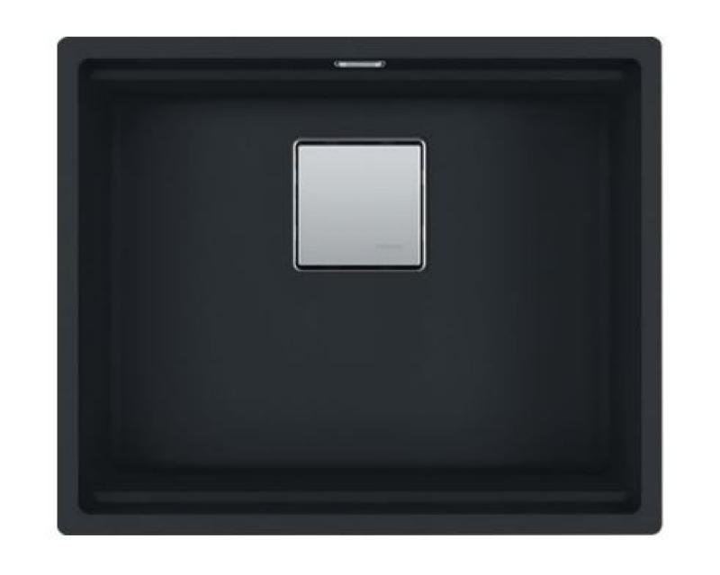 Franke Kubus KNG 110.52 matně černý dřez 52x42 granit spodní montáž 125.0627.319