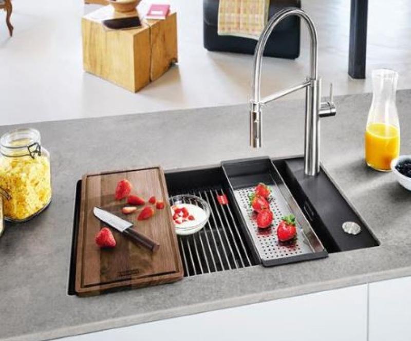 Franke Kubus 2.0 vkládací miska nerezová ocel 429x156mm model vázaný 112.0394.981