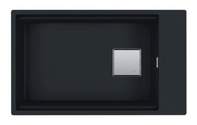 Franke Kubus KNG 110.62 mat black 76x46 granite undermount sink 125.0627.321