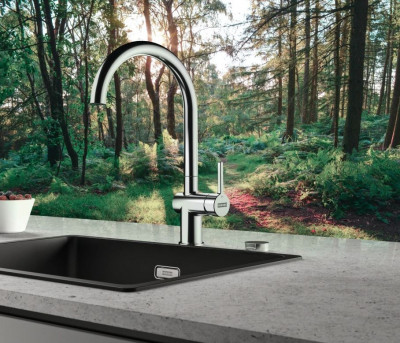 Franke Active J kuchyňská baterie chrom s otočným výtokem 115.0653.395