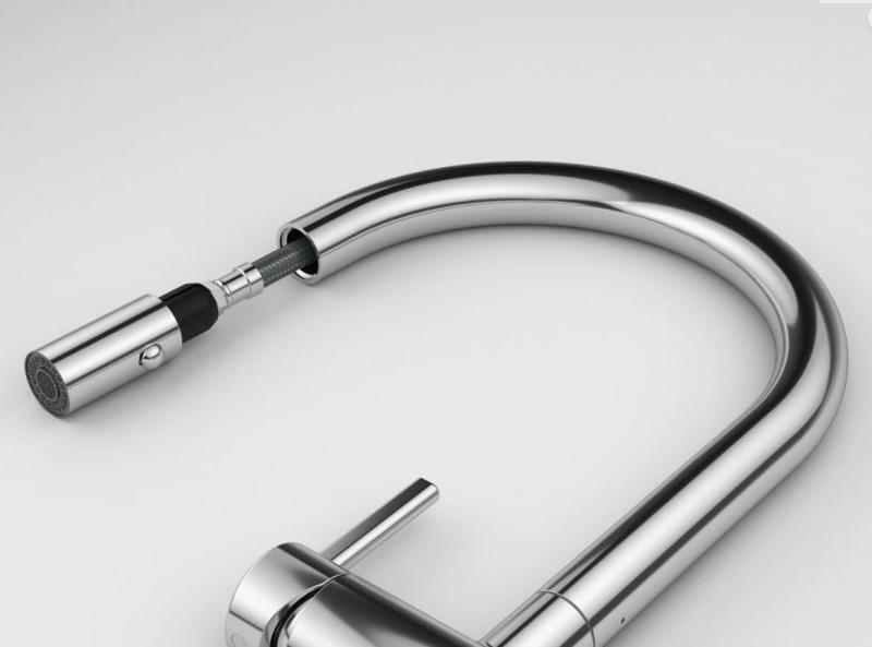 Franke Active J kuchyňská baterie chromová s výsuvnou sprchou 115.0653.401