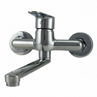 AquaTrimo Schubert jednoruční kuchyňská stěnová baterie chrom 21ST7076CM