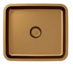 Aquadesign Oxford měděný PVD nerezový dřez 40x35cm spodní montáž 1208957202