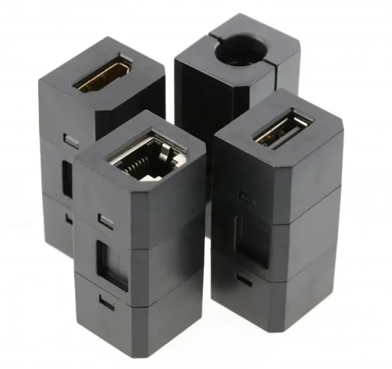 Indux Cover vestavěný černý kuchyňský zásuvka s uzemněním v pracovní desce s vyměnitelnými připojeními 12089573400