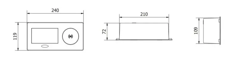 Indux Flip kuchyňská zásuvka s ochranným kontaktem v pracovní desce, matná černá, s bezdrátovým nabíjením a 2 USB nabíječkami 1208957427