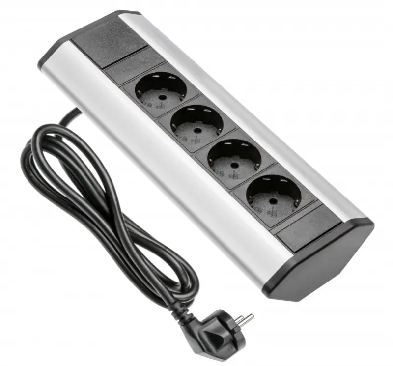 Indux Corner rohová kuchyňská zásuvka se 4 zásuvkami s uzemněním 1208957432