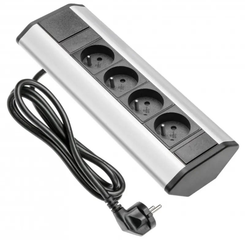 Rohová kuchyňská zásuvka Indux Corner s 4 zásuvkami s ochranným kontaktem 1208957443