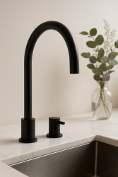 Waterevolution Flow 2-otvorová kuchyňská baterie matná černá T151PR